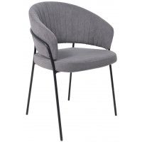 Кресло JUST (Джаст) антрацитовый Brandy Light 28/черный