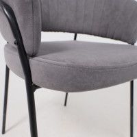 Кресло JUST (Джаст) антрацитовый Brandy Light 28/черный купить в Минске