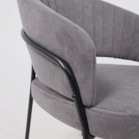 Кресло JUST (Джаст) антрацитовый Brandy Light 28/черный купить в Минске