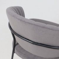 Кресло JUST (Джаст) антрацитовый Brandy Light 28/черный купить в Минске