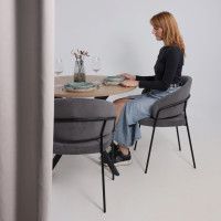 Кресло JUST (Джаст) антрацитовый Brandy Light 28/черный купить в Минске