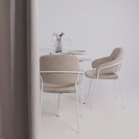 Стол KEON (Кеон) T32 раздвижной 116(155,5)х77 сабия/белый Стол KEON (Кеон) T32 раздвижной 116(155,5)х77 сабия/белый