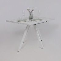 Стол KEON (Кеон) T32 раздвижной 116(155,5)х77 сабия/белый Стол KEON (Кеон) T32 раздвижной 116(155,5)х77 сабия/белый