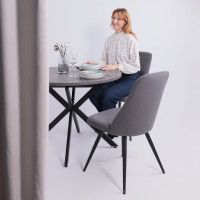 Стул ЛОТУС R 360 антрацитовый Brendy 28/черный купить в Минске