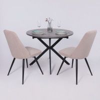 Стул ЛОТУС R 360 латте Brendy 04/черный купить в Минске