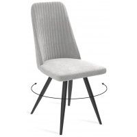 Стул ЛОТУС R 360 серый Brendy 22/черный Стул ЛОТУС R 360 серый Brendy 22/черный