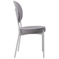 Стул LUK, Серый VELUTTO 52 /белый купить в Минске Стул LUK, Серый VELUTTO 52 /белый купить в Минске