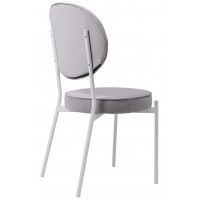 Стул LUK, Серый VELUTTO 52 /белый купить в Минске Стул LUK, Серый VELUTTO 52 /белый купить в Минске