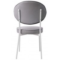 Стул LUK, Серый VELUTTO 52 /белый купить в Минске Стул LUK, Серый VELUTTO 52 /белый купить в Минске