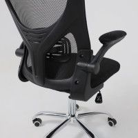 Кресло AksHome MILAN (Милан) CHROME ткань/сетка черный купить в Минске