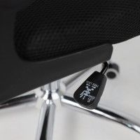 Кресло AksHome MILAN (Милан) CHROME ткань/сетка черный купить в Минске