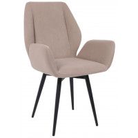 Стул NORRIS (Норрис) 360 латте Brendy 04/черный