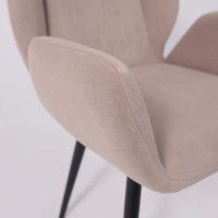 Стул NORRIS (Норрис) 360 латте Brendy 04/черный купить в Минске