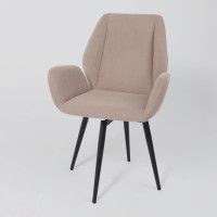 Стул NORRIS (Норрис) 360 латте Brendy 04/черный купить в Минске