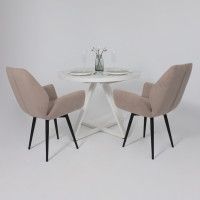 Стул NORRIS (Норрис) 360 латте Brendy 04/черный купить в Минске