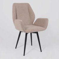 Стул NORRIS (Норрис) 360 латте Brendy 04/черный купить в Минске