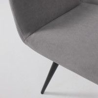 Стул NORRIS (Норрис) 360 серый Brendy 22/черный купить в Минске