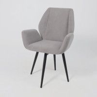 Стул NORRIS (Норрис) 360 серый Brendy 22/черный купить в Минске