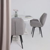 Стул NORRIS (Норрис) 360 серый Brendy 22/черный купить в Минске