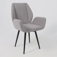 Стул NORRIS (Норрис) 360 серый Brendy 22/черный купить в Минске