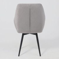 Стул NORRIS (Норрис) 360 серый Brendy 22/черный купить в Минске