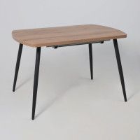 Стол OLIS (Олис) R Т32 раздвижной 116(155,5)х77 дуб табачный/черный Стол OLIS (Олис) R Т32 раздвижной 116(155,5)х77 дуб табачный/черный