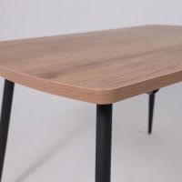 Стол OLIS (Олис) R Т32 раздвижной 116(155,5)х77 дуб табачный/черный Стол OLIS (Олис) R Т32 раздвижной 116(155,5)х77 дуб табачный/черный