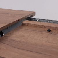 Стол OLIS (Олис) R Т32 раздвижной 116(155,5)х77 дуб табачный/черный Стол OLIS (Олис) R Т32 раздвижной 116(155,5)х77 дуб табачный/черный