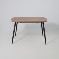 Стол OLIS (Олис) R Т32 раздвижной 116(155,5)х77 дуб табачный/черный Стол OLIS (Олис) R Т32 раздвижной 116(155,5)х77 дуб табачный/черный