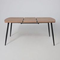 Стол OLIS (Олис) R Т32 раздвижной 116(155,5)х77 дуб табачный/черный Стол OLIS (Олис) R Т32 раздвижной 116(155,5)х77 дуб табачный/черный