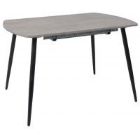 Стол OLIS (Олис) R 116 раздвижной 116(155,5)х77 цемент/черный