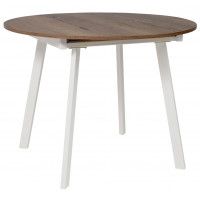 Стол Остин 1000(1350)*750 дуб галифакс/белый