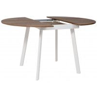 Стол Остин 1000(1350)*750 дуб галифакс/белый купить в Минске Стол Остин 1000(1350)*750 дуб галифакс/белый купить в Минске