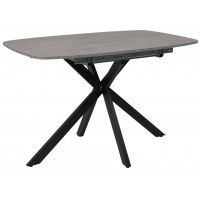 Стол PHILIP (Филип) 116 раздвижной 116(155,5)х77 Цемент/Черный