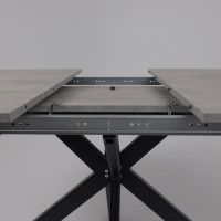 Стол PHILIP (Филип) 116 раздвижной 116(155,5)х77 Цемент/Черный Стол PHILIP (Филип) 116 раздвижной 116(155,5)х77 Цемент/Черный