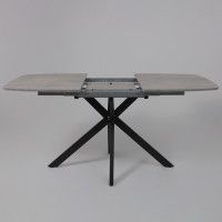 Стол PHILIP (Филип) 116 раздвижной 116(155,5)х77 Цемент/Черный Стол PHILIP (Филип) 116 раздвижной 116(155,5)х77 Цемент/Черный