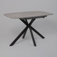 Стол PHILIP (Филип) 116 раздвижной 116(155,5)х77 Цемент/Черный Стол PHILIP (Филип) 116 раздвижной 116(155,5)х77 Цемент/Черный