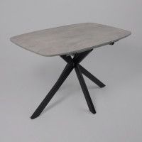 Стол PHILIP (Филип) 116 раздвижной 116(155,5)х77 Цемент/Черный Стол PHILIP (Филип) 116 раздвижной 116(155,5)х77 Цемент/Черный