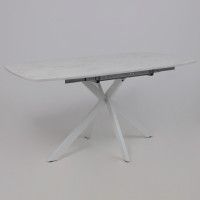 Стол PHILIP (Филип) 116 раздвижной 116(155,5)х77 Сабия/Белый