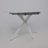 Стол PHILIP (Филип) 116 раздвижной 116(155,5)х77 Сабия/Белый