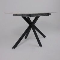 Стол PHILIP (Филип) 116 раздвижной 116(155,5)х77 Сабия/Черный Стол PHILIP (Филип) 116 раздвижной 116(155,5)х77 Сабия/Черный