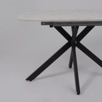 Стол PHILIP (Филип) 116 раздвижной 116(155,5)х77 Сабия/Черный Стол PHILIP (Филип) 116 раздвижной 116(155,5)х77 Сабия/Черный