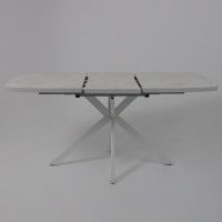 Стол PHILIP (Филип) T32 раздвижной 116(155,5)х77 Сабия/Белый