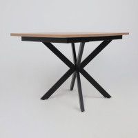 Стол TWIST (Твист) раздвижной 130(170)*80*75 дуб табачный/черный купить в Минске Стол TWIST (Твист) раздвижной 130(170)*80*75 дуб табачный/черный купить в Минске