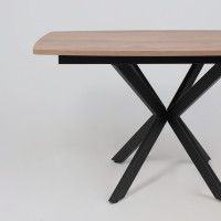 Стол TWIST (Твист) раздвижной 130(170)*80*75 дуб табачный/черный купить в Минске Стол TWIST (Твист) раздвижной 130(170)*80*75 дуб табачный/черный купить в Минске