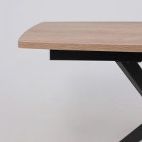 Стол TWIST (Твист) раздвижной 130(170)*80*75 дуб табачный/черный купить в Минске Стол TWIST (Твист) раздвижной 130(170)*80*75 дуб табачный/черный купить в Минске