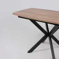 Стол TWIST (Твист) раздвижной 130(170)*80*75 дуб табачный/черный купить в Минске Стол TWIST (Твист) раздвижной 130(170)*80*75 дуб табачный/черный купить в Минске