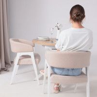 Стол VEGA раздвижной, D100(135)*75, Дуб Канзас Коричневый/Белый купить в Минске