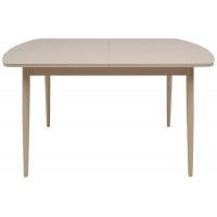 Стол LISTVIG ВИНЕР GR раздвижной со стеклом, 120(152)*70 кремовый купить в Минске