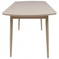 Стол LISTVIG ВИНЕР GR раздвижной со стеклом, 120(152)*70 кремовый купить в Минске